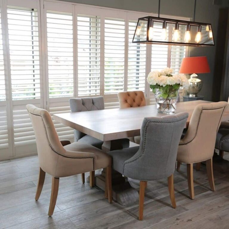 Dining Room French Door Shutters