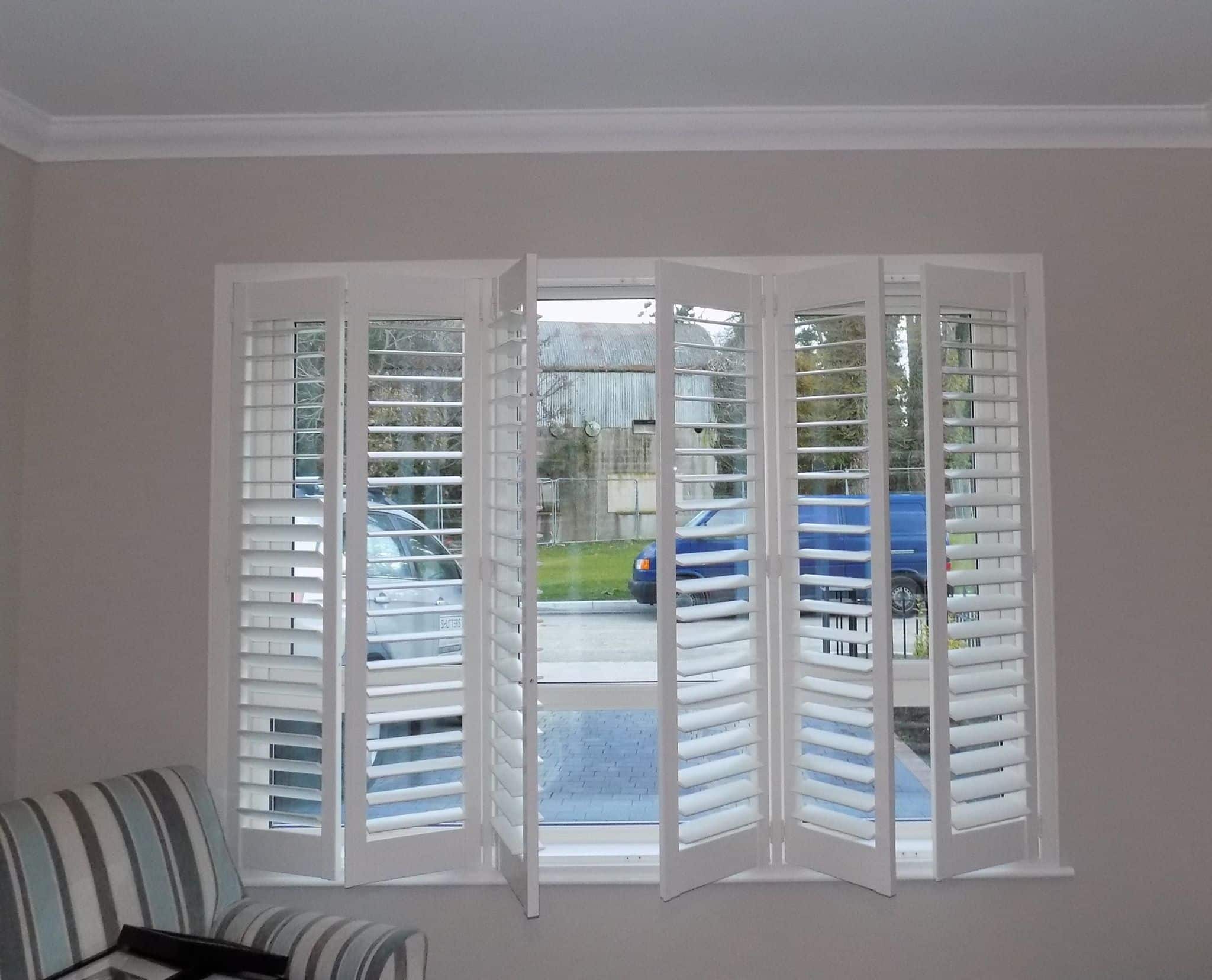 living room shutters kent