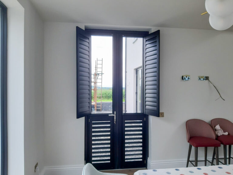 French Door Tier on Tier Shutters